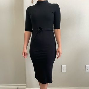 ZARA Black Dress Midi